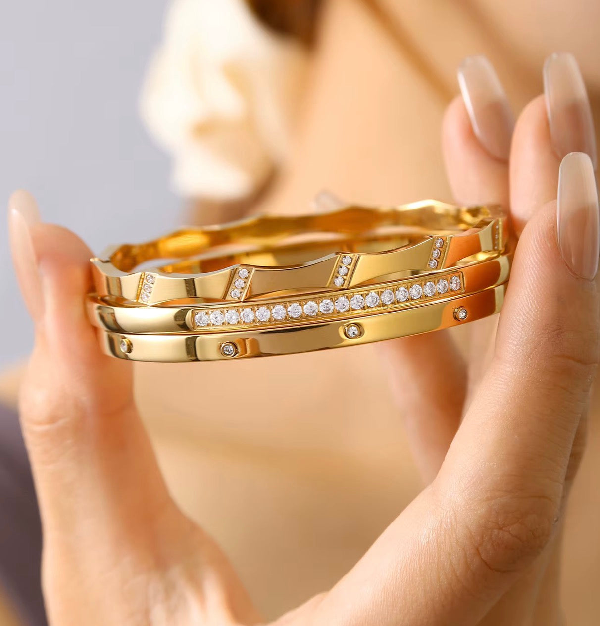 Icy -  Stainless Steel / bracelet en acier inoxydable - résistant à l’eau