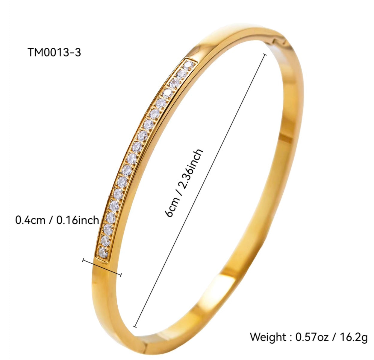 Icy -  Stainless Steel / bracelet en acier inoxydable - résistant à l’eau