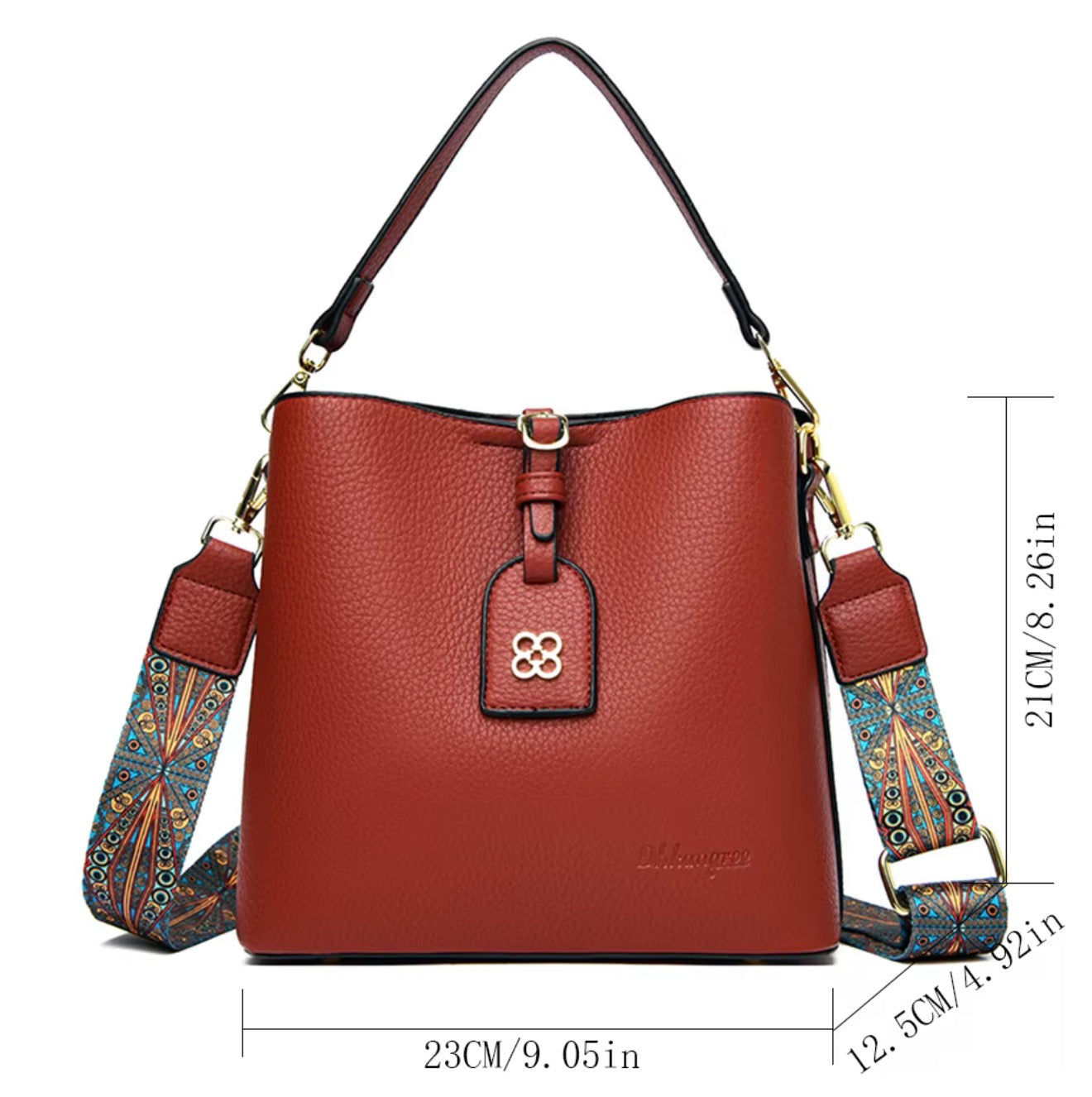 Classy lady - Leather Women's Handbag / Sac en cuir pour Femmes