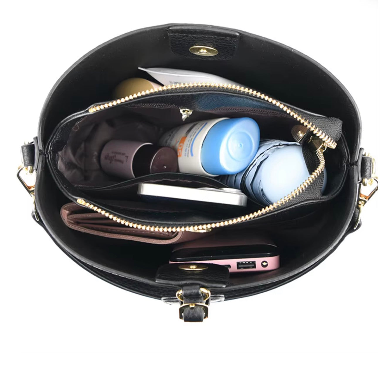 Classy lady - Leather Women's Handbag / Sac en cuir pour Femmes