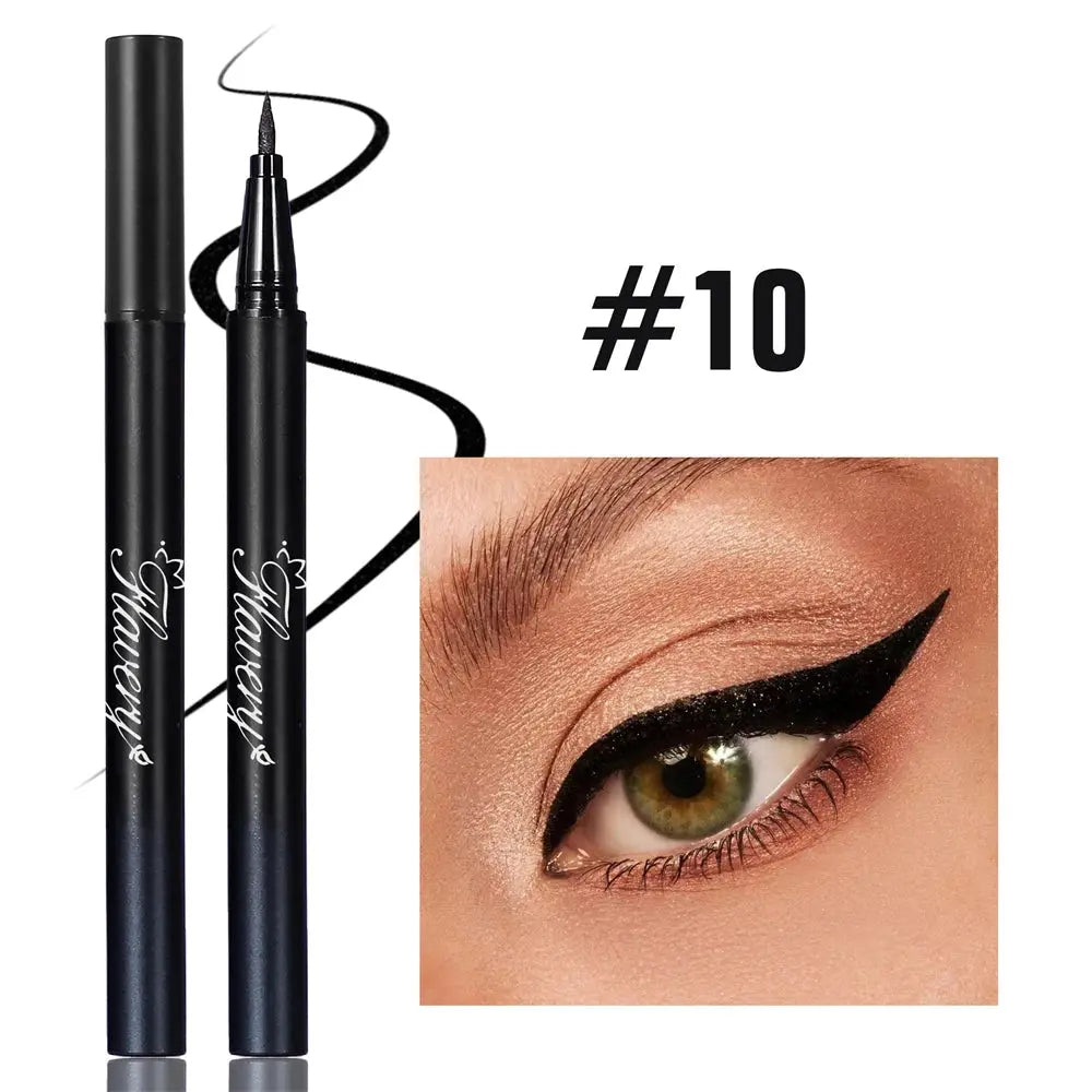 Metallic Silver Waterproof Liquid Eyeliner Glitter