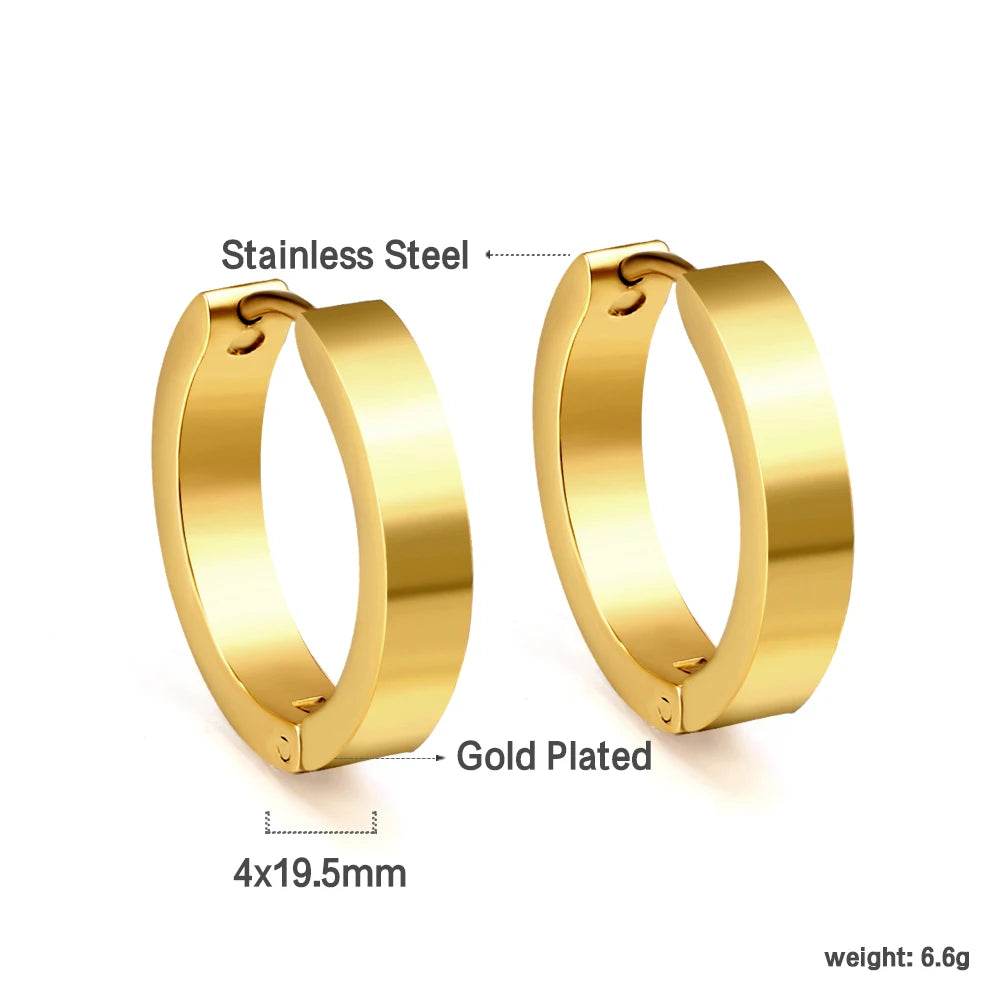 Classy Stainless Steel - boucles d’oreilles en acier inoxydable