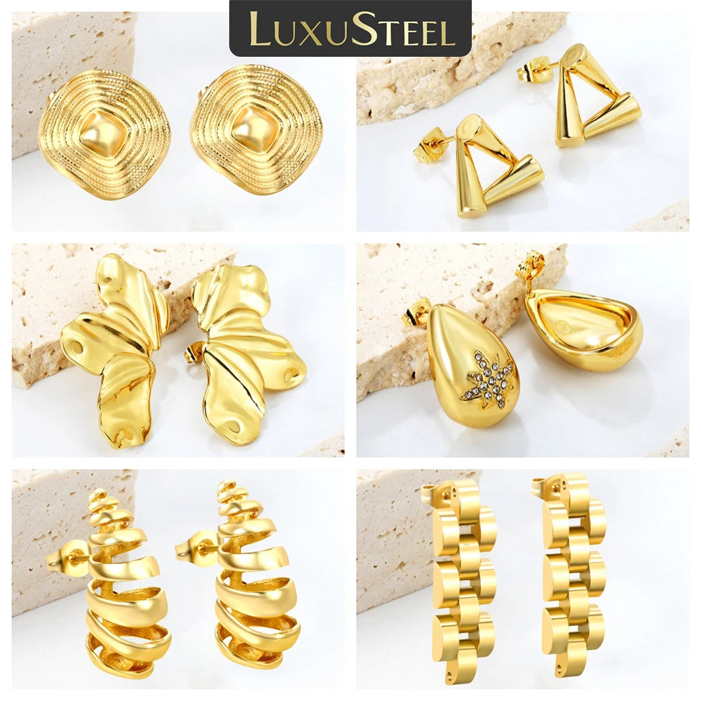 Classy Stainless Steel - boucles d’oreilles en acier inoxydable