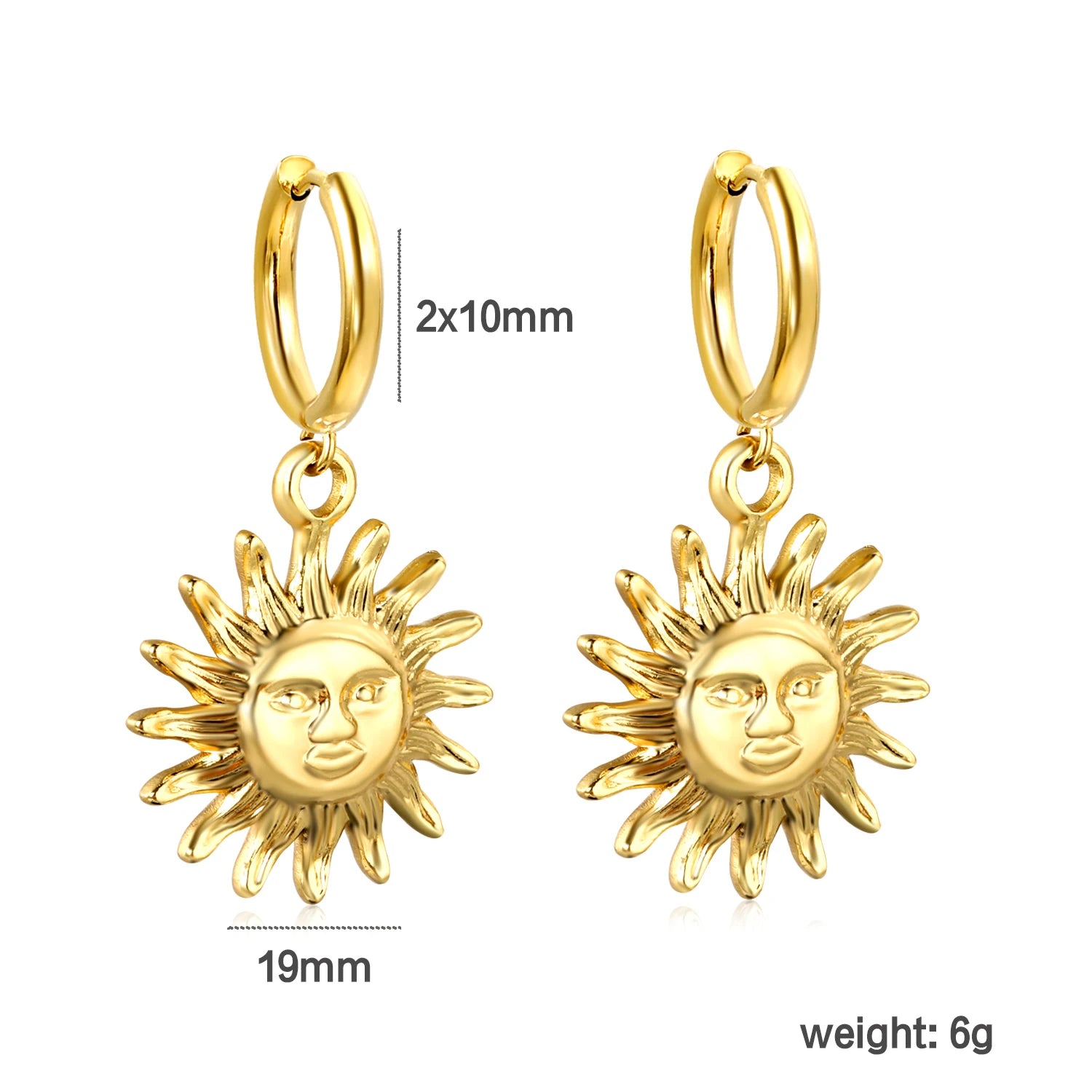 Classy Stainless Steel - boucles d’oreilles en acier inoxydable