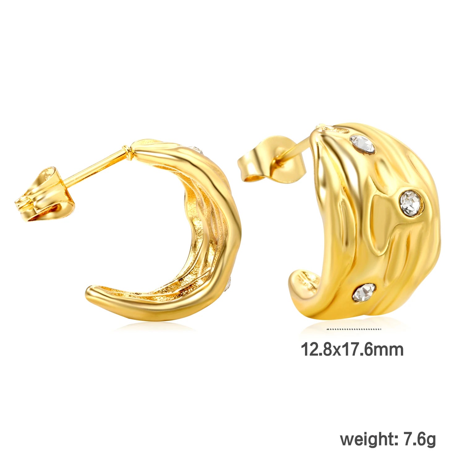 Classy Stainless Steel - boucles d’oreilles en acier inoxydable