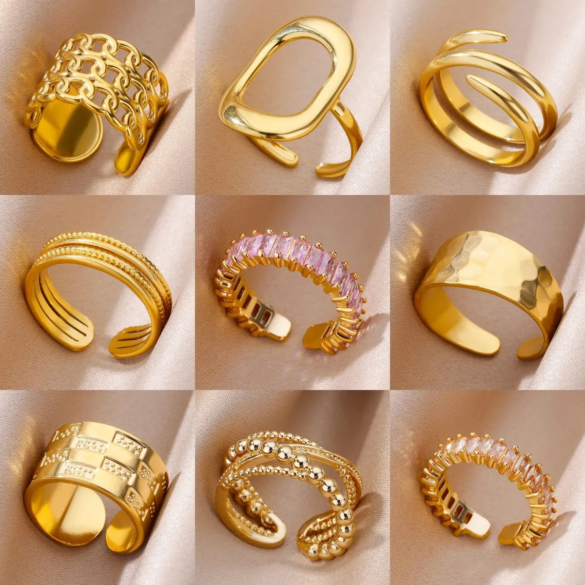 Cute n classy Stainless Steel - bagues / Rings