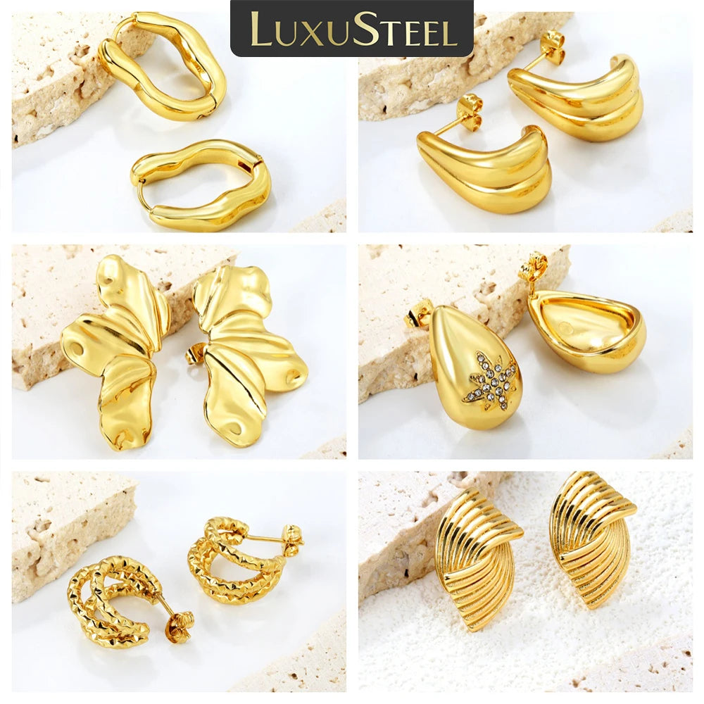 Classy Stainless Steel - boucles d’oreilles en acier inoxydable