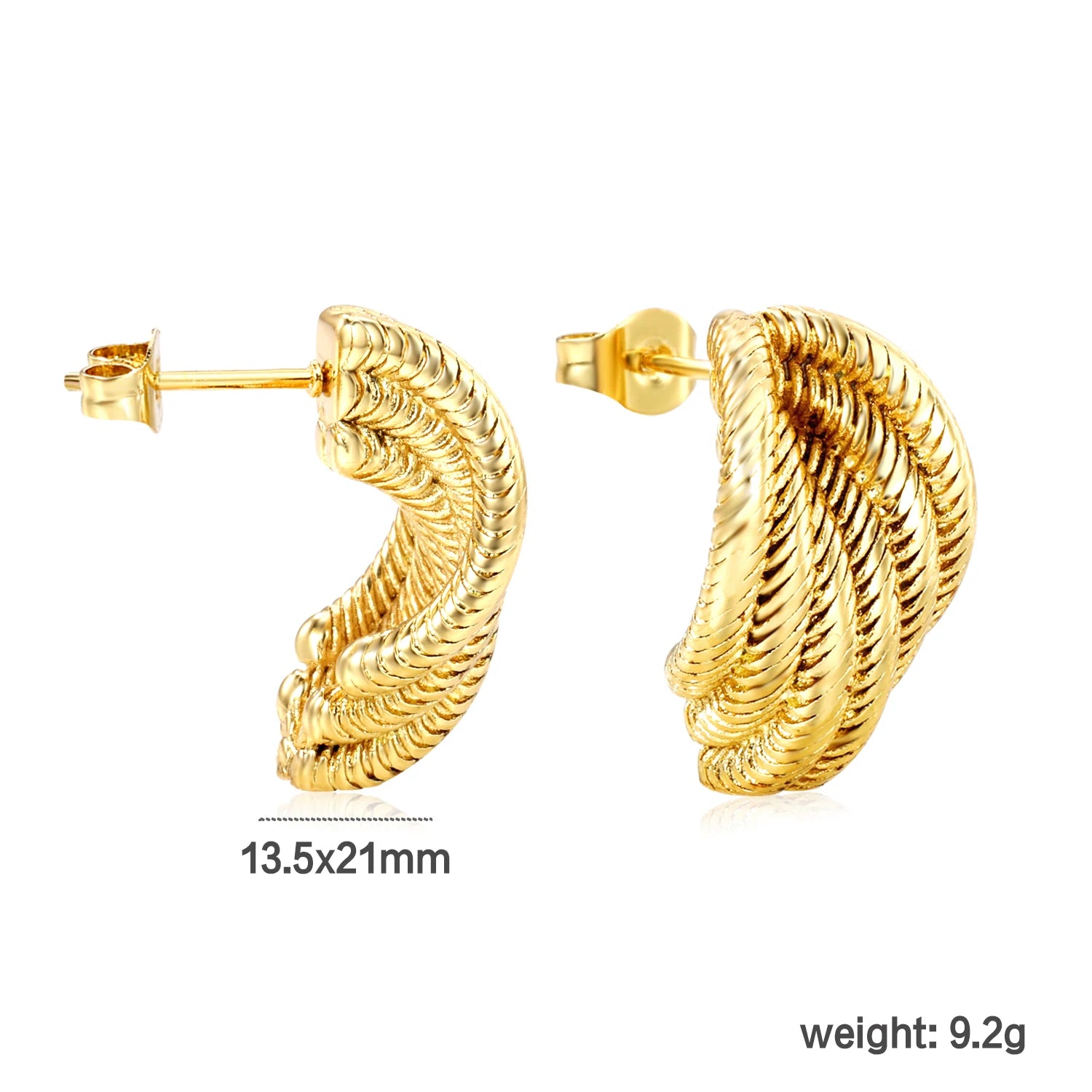 Classy Stainless Steel - boucles d’oreilles en acier inoxydable