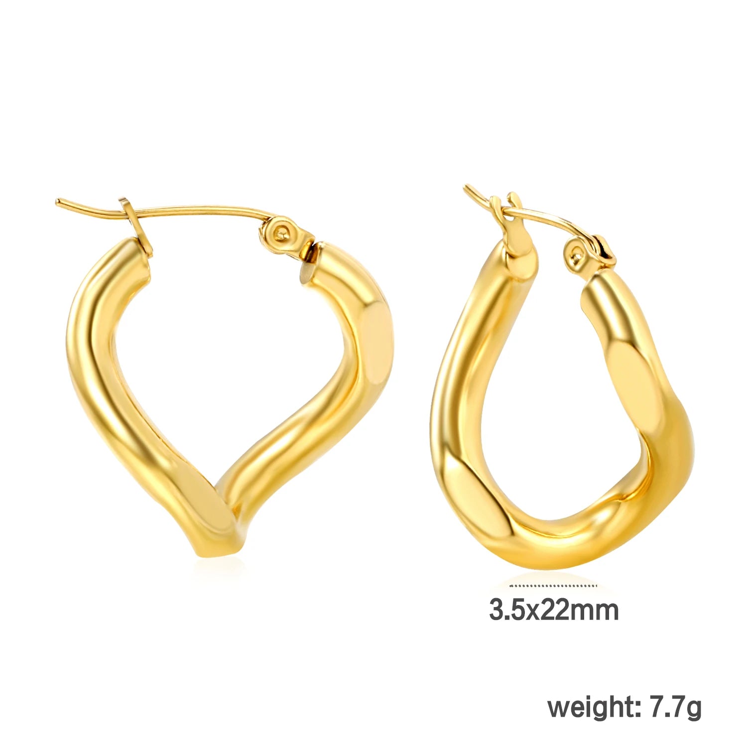 Classy Stainless Steel - boucles d’oreilles en acier inoxydable