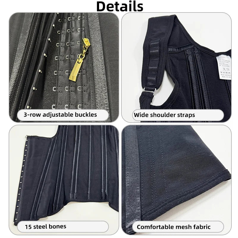 Waist Trainer Corset ( Adjustable Zipper ) sport