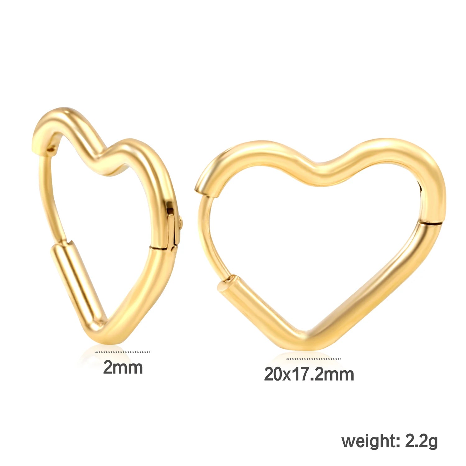 Classy Stainless Steel - boucles d’oreilles en acier inoxydable