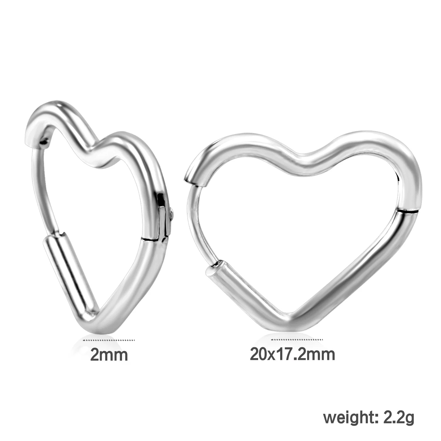 Classy Stainless Steel - boucles d’oreilles en acier inoxydable
