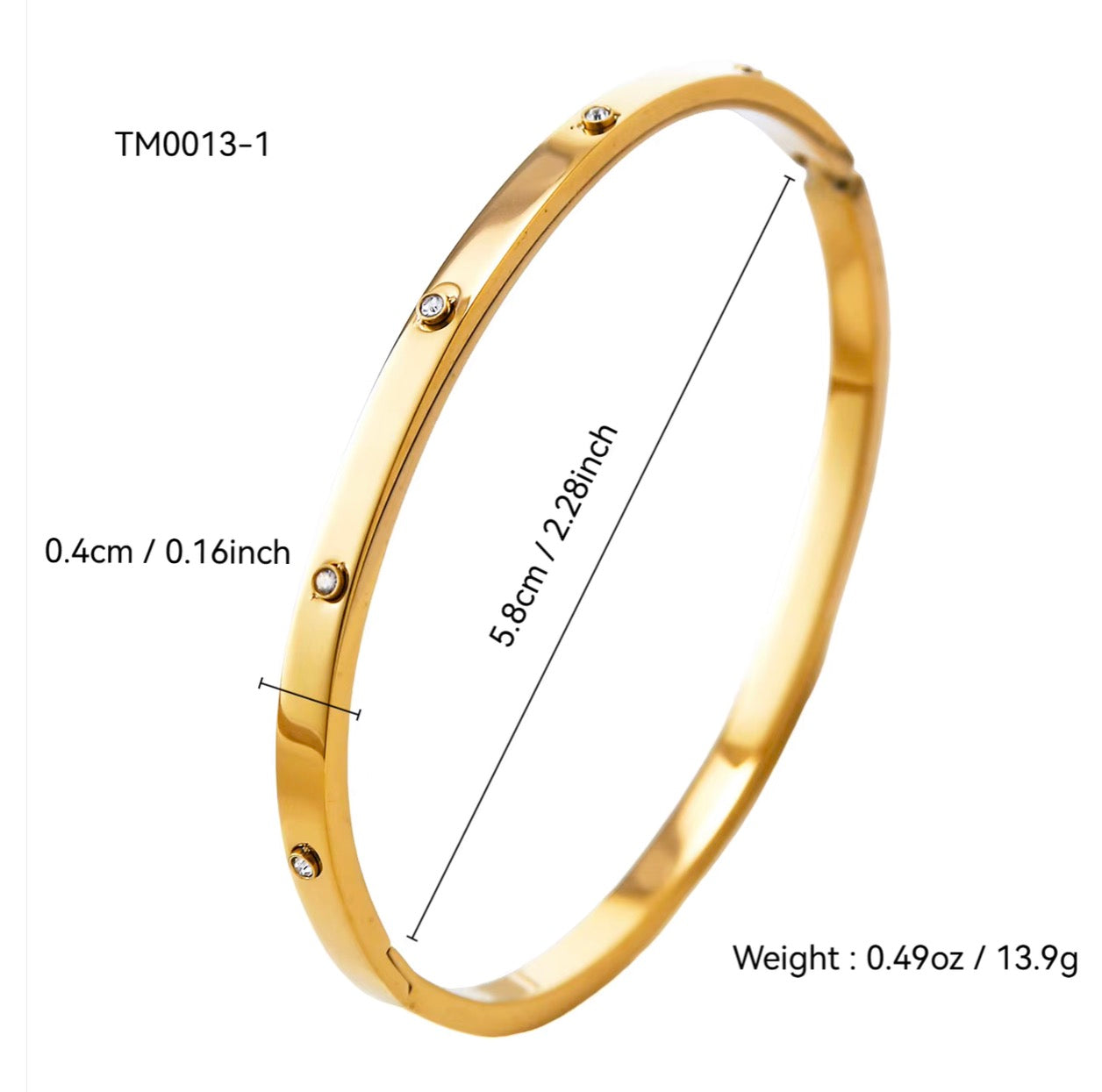Icy -  Stainless Steel / bracelet en acier inoxydable - résistant à l’eau