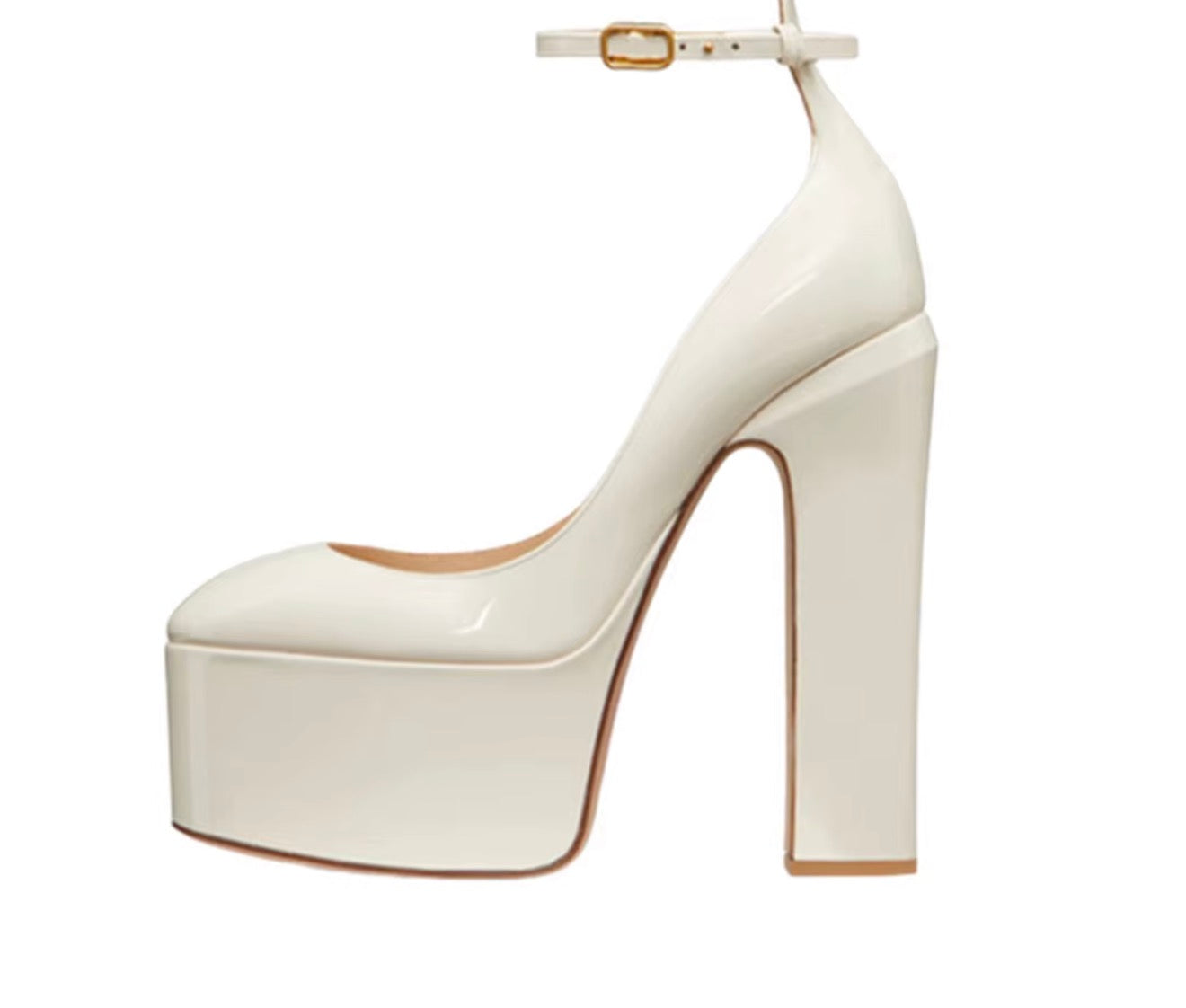 Barbie goin outside - Women's Pink Sandals Platform Heel Round / Talons platform