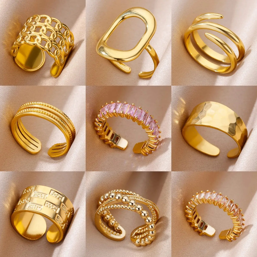 Cute n classy Stainless Steel - bagues / Rings